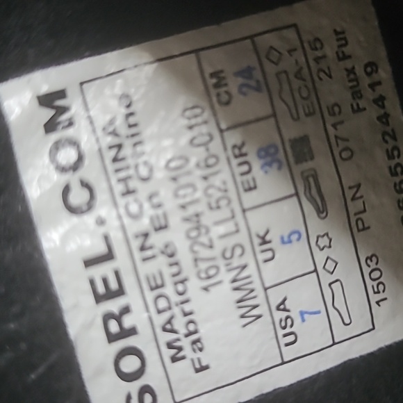 Womens NEW Sorel Joan of Artic Boots SIZE 7 DARK BROWN WITH.BLACK FUR - Picture 7 of 7